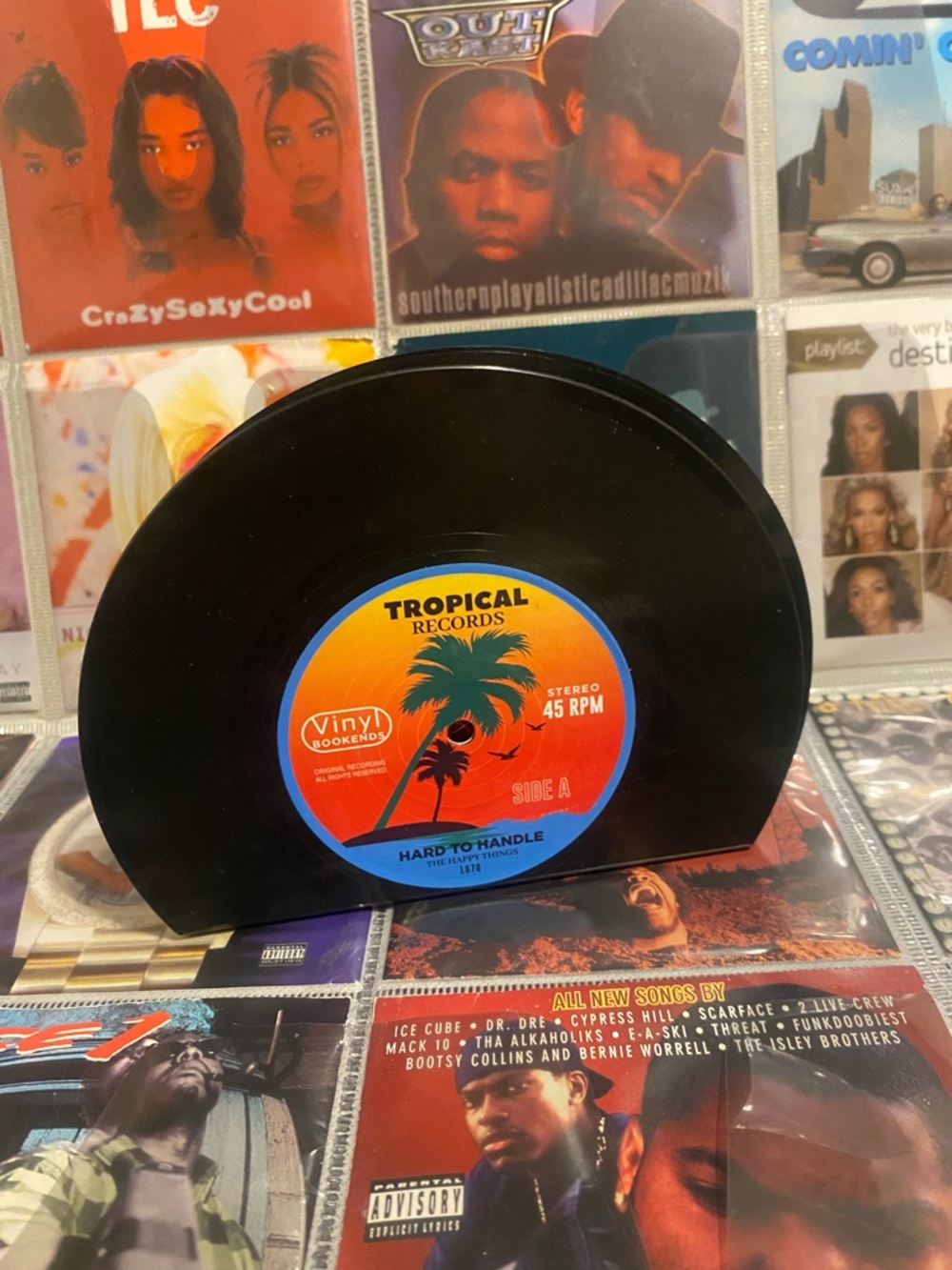 Vinyl Record Bookends